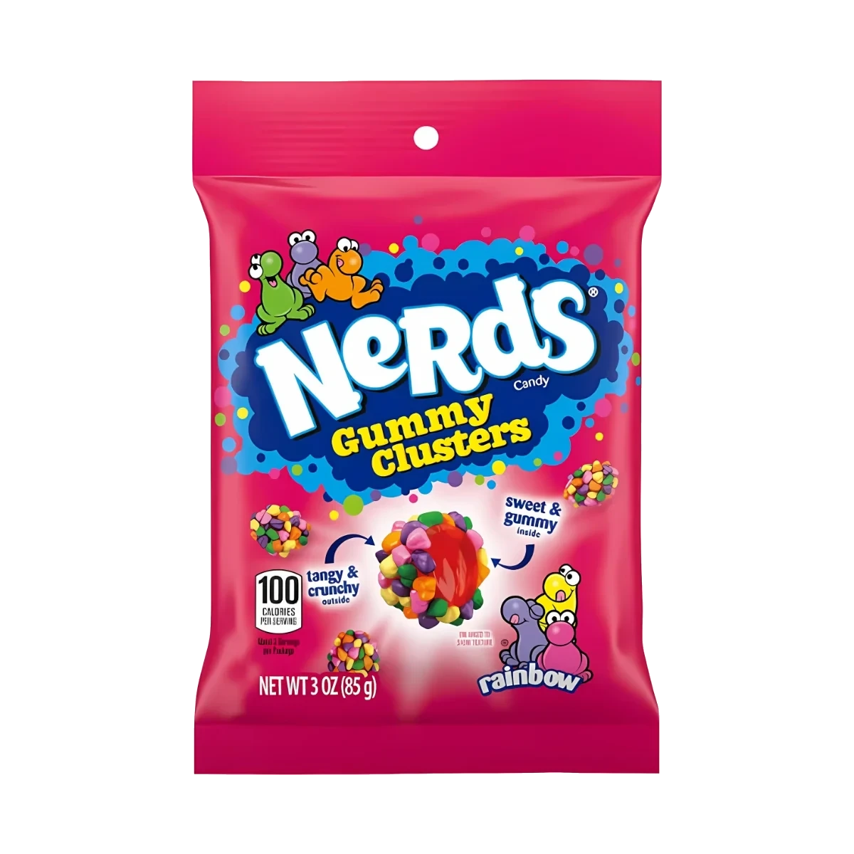 Nerds Gummy Clusters Rainbow 85 g