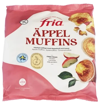 Fria Eplemuffins Glutenfri 200g