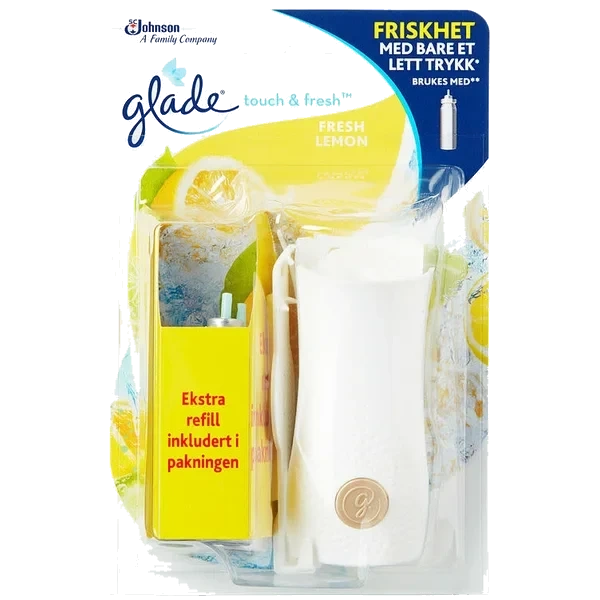 Glade Touch&Fresh Fresh Lemon Holder+refill 2x10ml