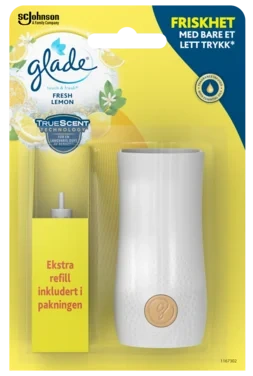 Glade Touch&Fresh Fresh Lemon Holder+refill 2x10ml