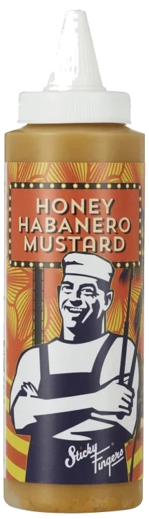Honey Habanero Mustard 237ml Sticky Fingers