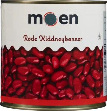 Røde Kidney Bønner i Vann 2,5kg Moen
