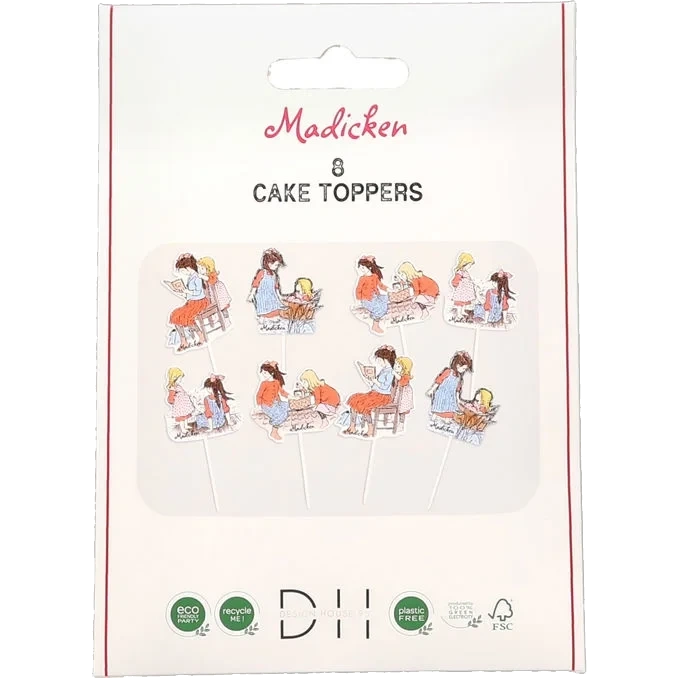 Madicken Tårtdekoration 8-pack