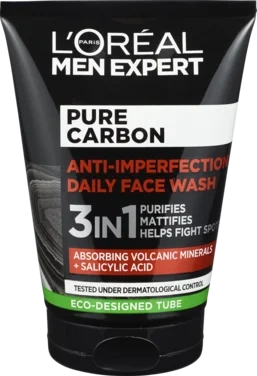 Loreal Men Expert Pure Carbon Anti Spots Daily Face Wash 100ml