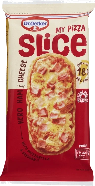 Pizza slice Ost & skinka