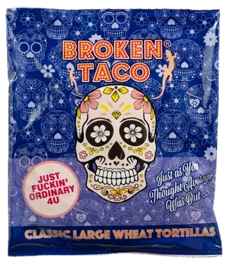 Tortilla 25cm 6stk 370g Broken Taco