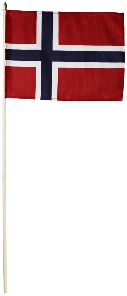 Norsk flagg stor