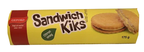 Sandwich Kjeks Sitron 175g