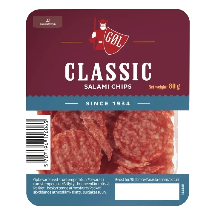 Salami Chips Classic 80g Gøl