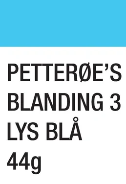 Petterøe's Lys Blå 3
