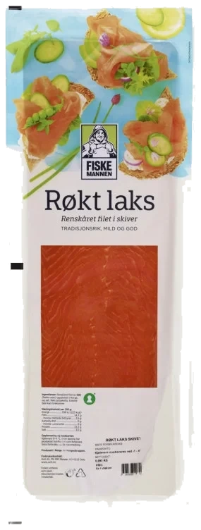 Laks Røkt skivet Helside Ca1kg Fiskemannen