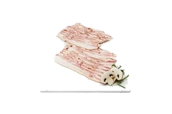 Bacon skivat rulle