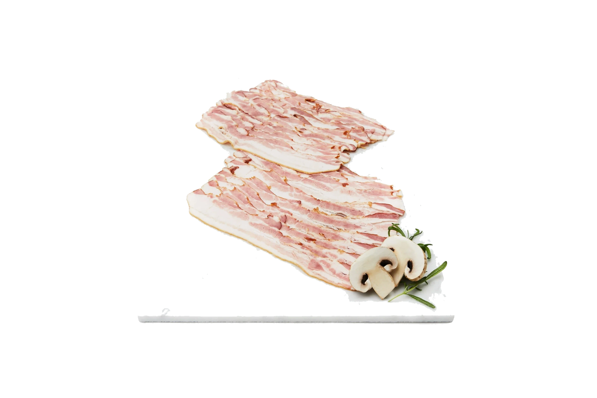 Bacon skivat rulle