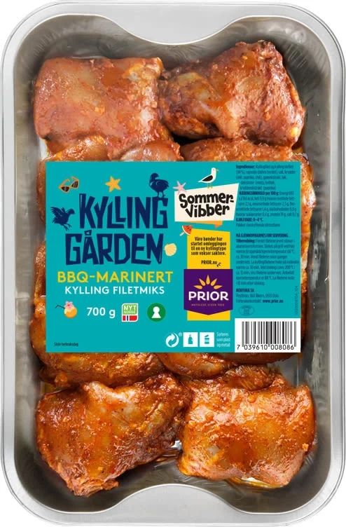 KG Kylling Filetmiks BBQ 700g
