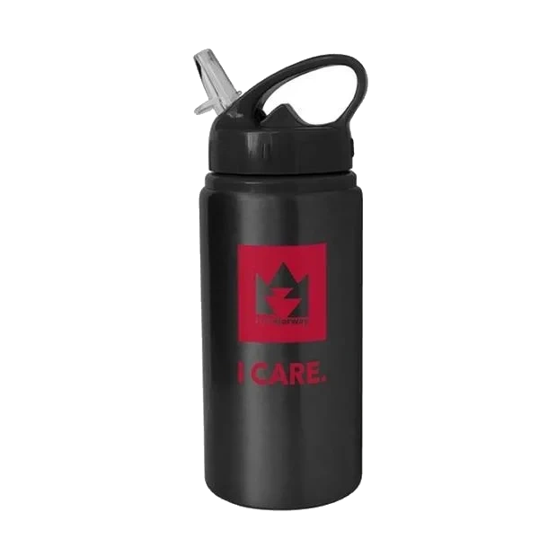 Drikkeflaske ALU 0,5l - Sort