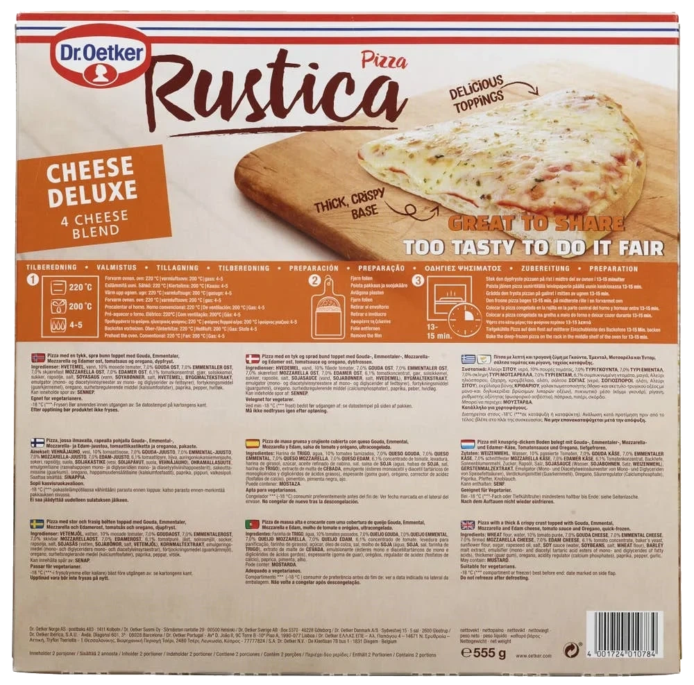 Pizza Rustica 4 Cheese