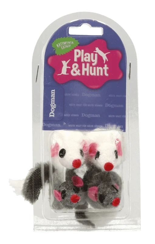 Dogman Play & Hunt med Kattmynte 4stk