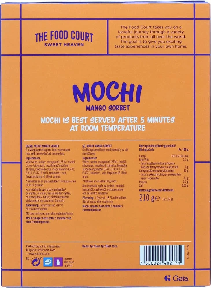 Mochi Mango Sorbet