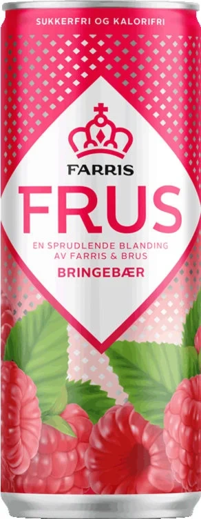 Farris Frus 0,33 l boks 20-pk bringebær