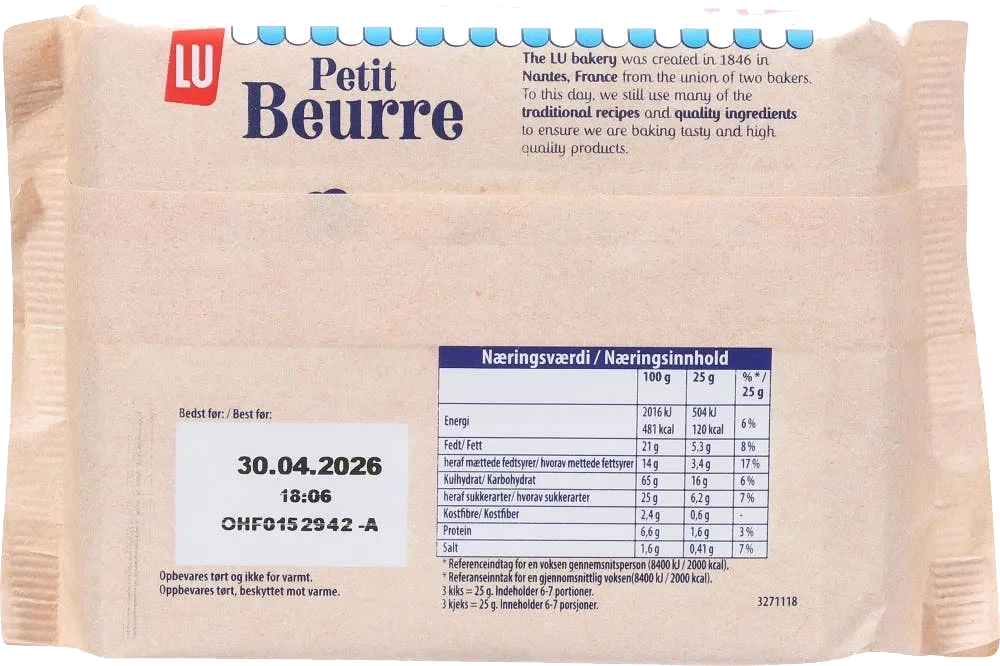 Kjeks Petit Beurre