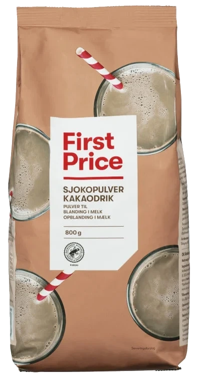 Sjokoladepulver 800g First Price