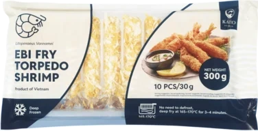 Ebi Fry Torpedo Shrimp (30 g X 10 stk, 300 g Brett)