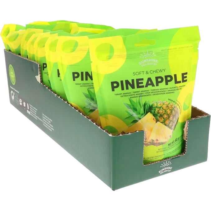 Soft & Chewy Torkad Ananas 18-pack