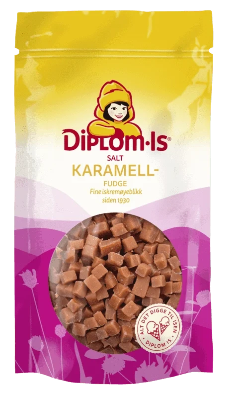Diplom-Is Favoritter Salt Karamellfudge 100g