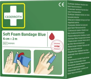 Soft Foam Bandage Blue
