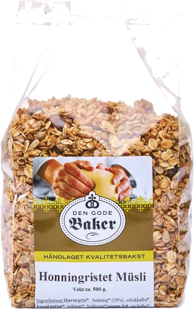 Økologisk honningristet müsli