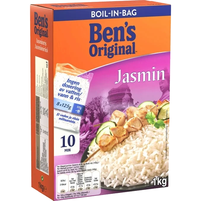 Jasminris Boil-in-Bag 8-pack