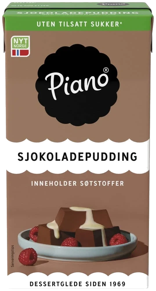 Piano sjokoladepudding