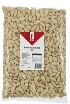 Sötmandel skalad