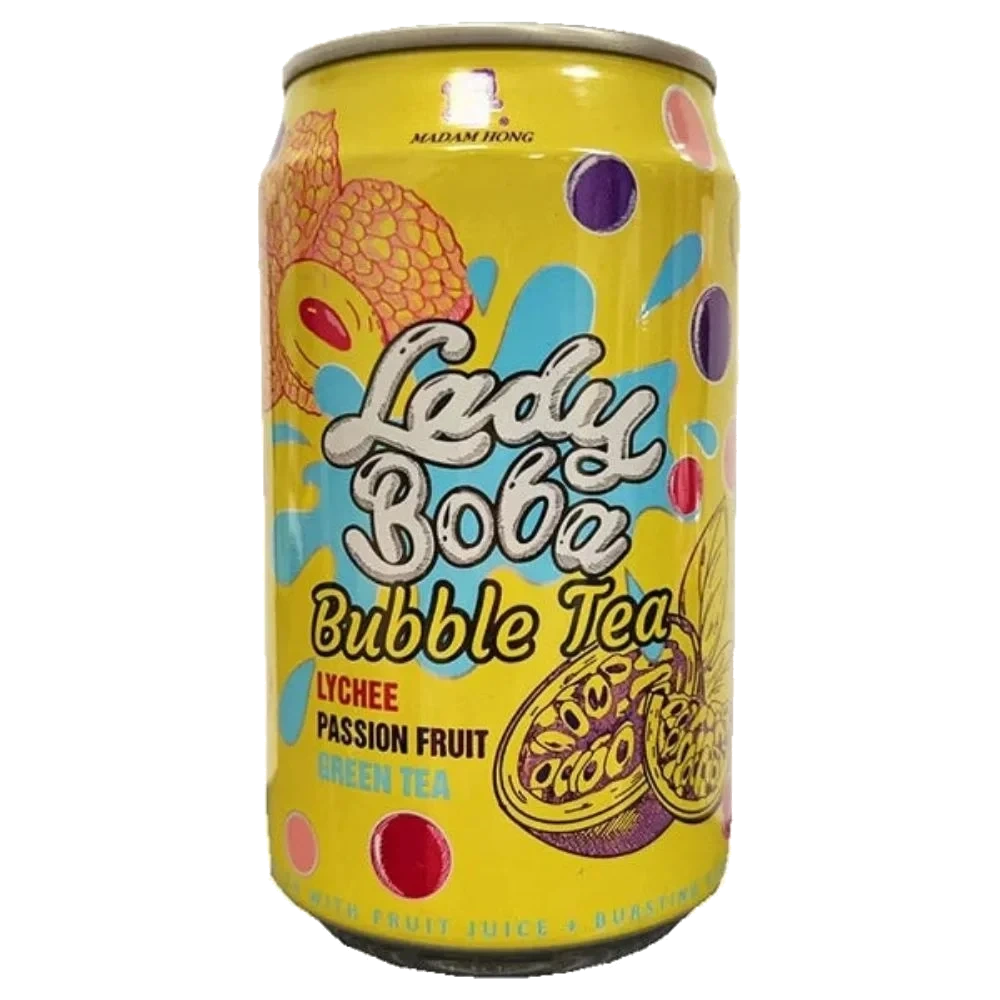 Madam hong passionfruit lychee bubble te