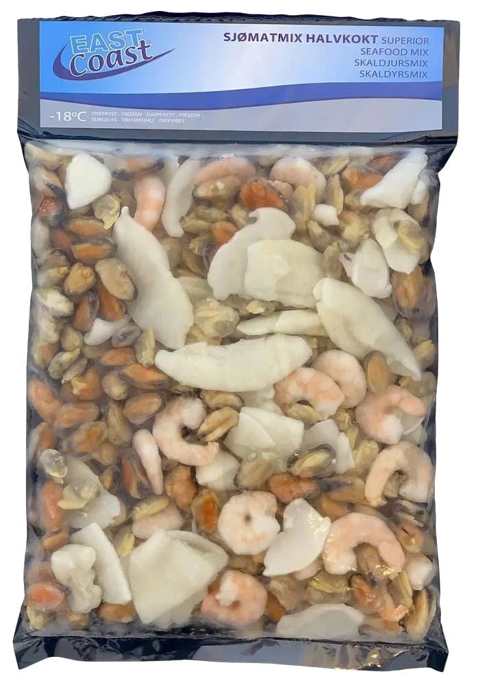 Frossen sjømatmix