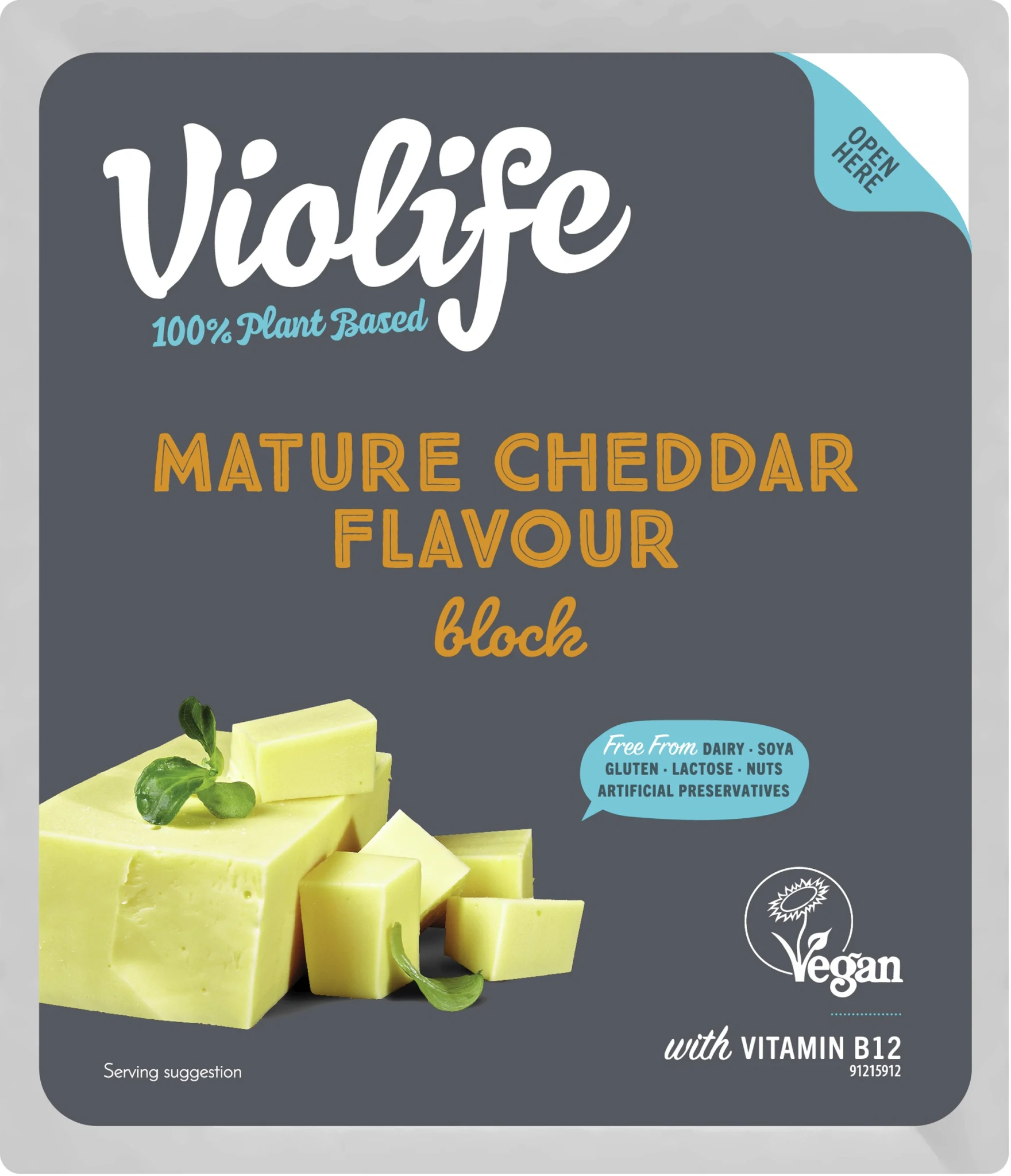 Block Mature Cheddar Vegan
