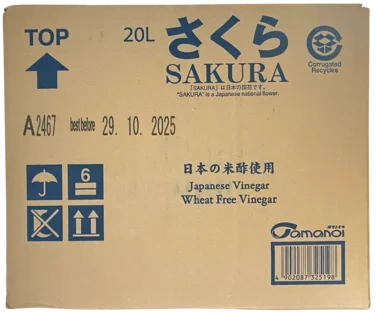 Tamanoi Sakura Sushi Rice Vinegar Wheat Free 20l