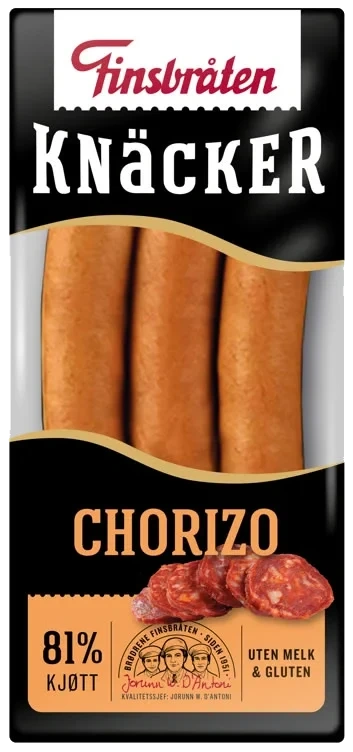 Knacker Chorizo 250g Finsbråten