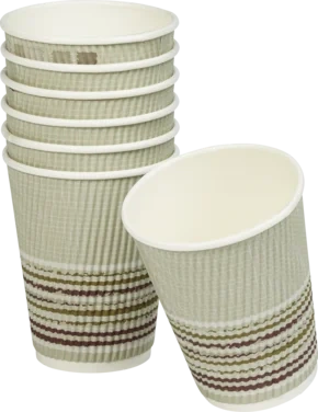 Pappbeger Triple Wall Stripe 35cl