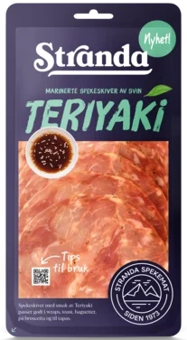 Spekeskiver Teriyaki Marinerte 70g Stranda