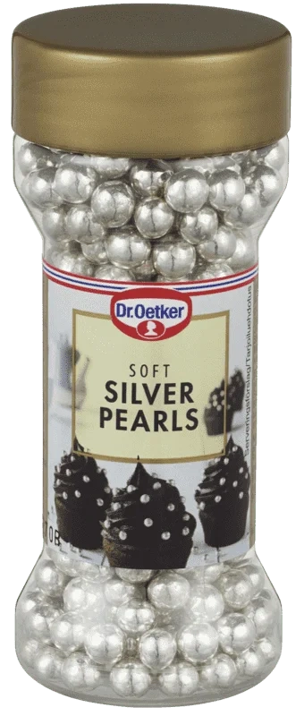 Strøssel Sølvperler Soft 45g Dr.Oetker