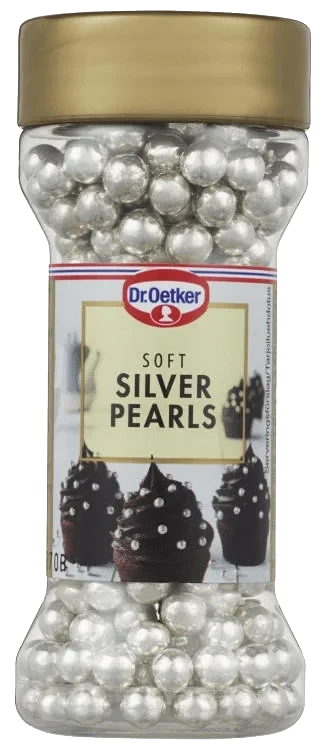 Strøssel Sølvperler Soft 45g Dr.Oetker