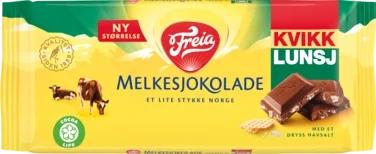 Melkesjokolade Kvikk Lunsj 100g Freia
