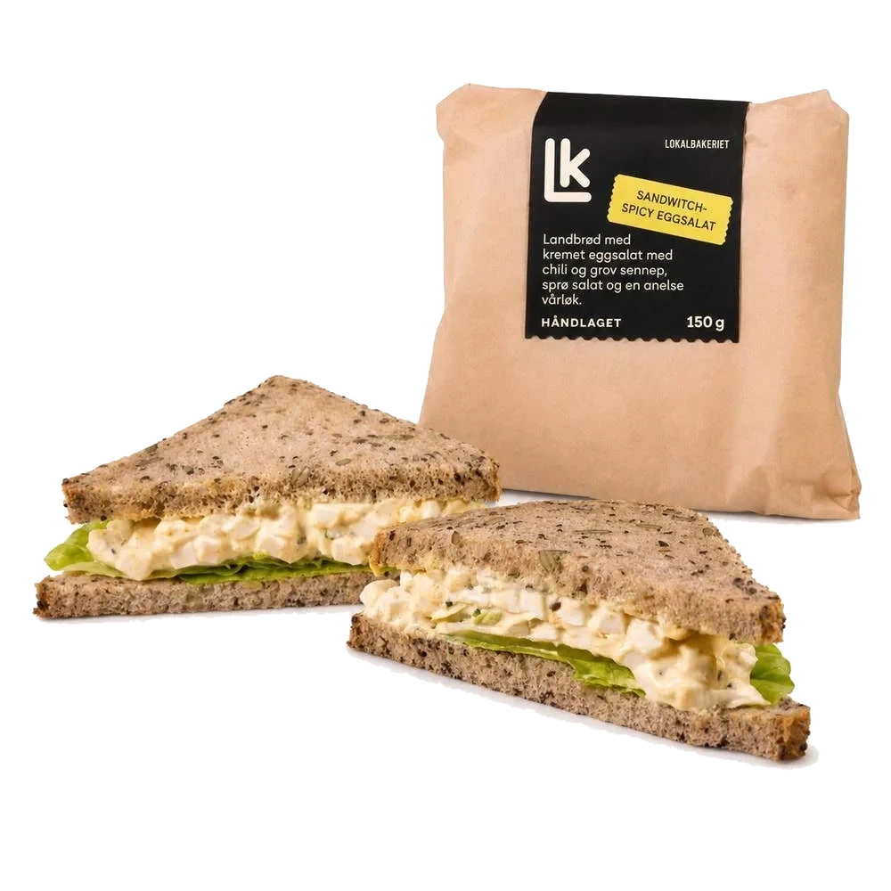 Sandwich med eggesalat