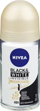 Nivea Deodorant Roll-on Black & White Anti-stain Silky Smooth Roll-on 50ml