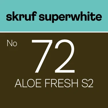 Skruf Super White No72 Aloe Fresh S2