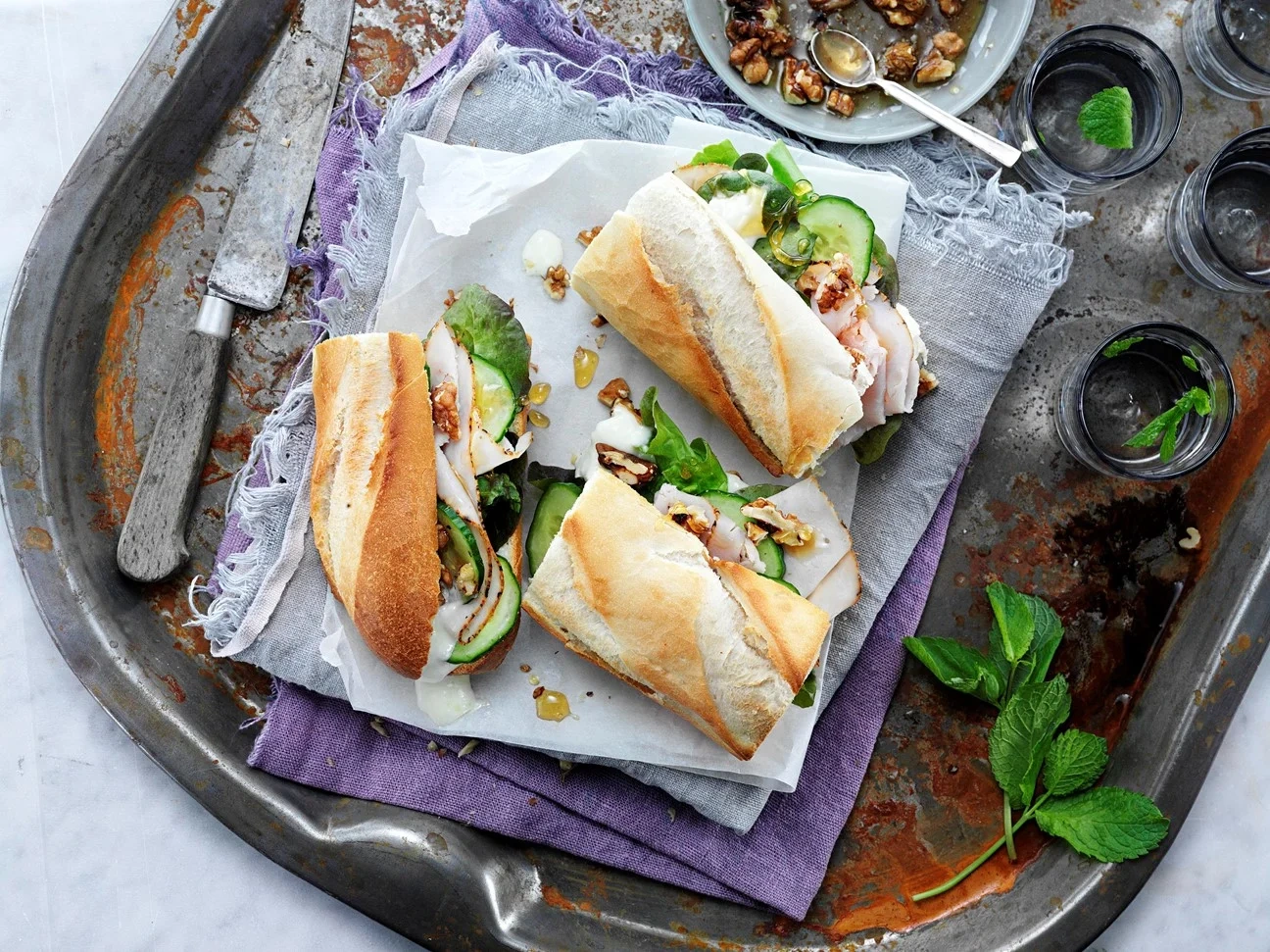 Halvbaguette vete