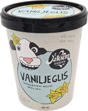 Iskremgarden Vaniljeglis 0,5L