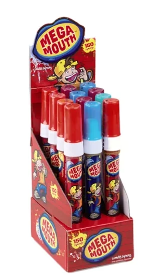 Mega Mouth Candy Spray 19ml Assortert pr Stk