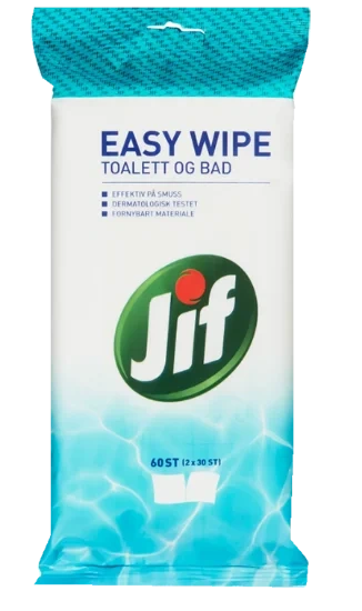 Jif Easy Wipe Toalett & Bad 60stk